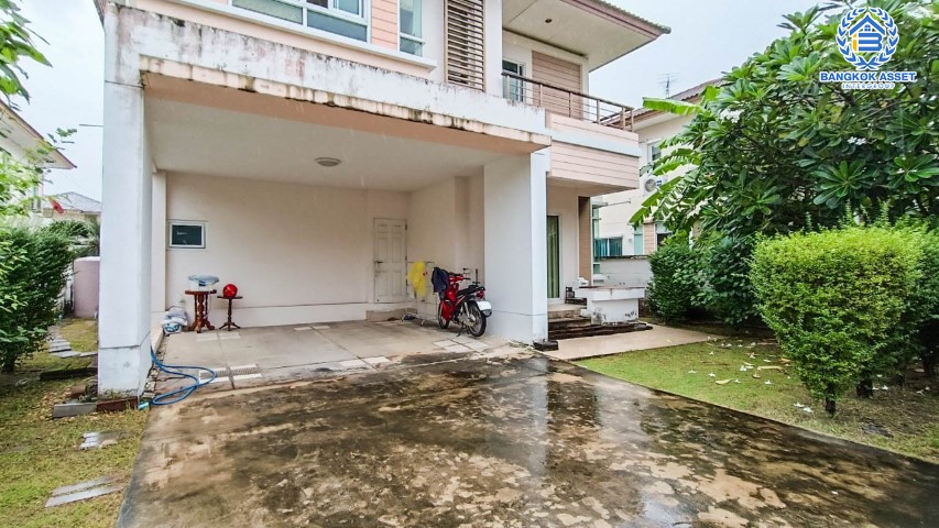 *****บ้านเดี่ยวมือสองกรุงเทพมหานคร ม.สราญสิริ รามอินทรา2 เนื้อที่มากถึง 59.5 ตร.ว. ฟังก์ชัน 3 ห้องนอน 3 ห้องน้ 2 ที่จอดรถ แถมฟรี! 2 เครื่องปรับอากาศ 1 เครื่องทำน้ำอุ่น บนทำเลแห่งการเดินทาง ใกล้ทางด่วน "ฉลองรัช" ราคาคุ้ม!